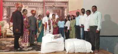 पारंपारिक पद्धतीने साजरा केला घटे – खनके परिवाराने विवाह सोहळा