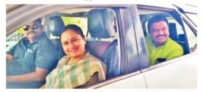 भुवया उंचावल्या; काँग्रेस खासदार व भाजप आमदारांचा एकाच वाहनातून प्रवास भुवया उंचावल्या; काँग्रेस खासदार व भाजप आमदारांचा एकाच वाहनातून प्रवास