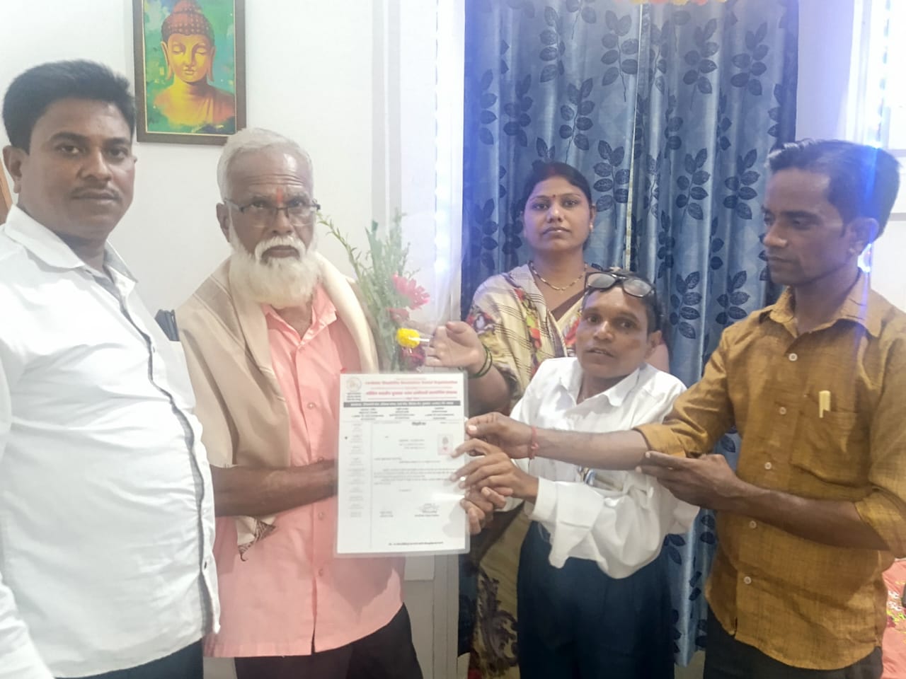 अखिल भारतीय ध्रुवतारा अपंग क्रांतीकारी सामाजिक संघटनेच्या जिल्हाध्यक्षपदी नरेंद्र मेश्राम यांची नियुक्ती.