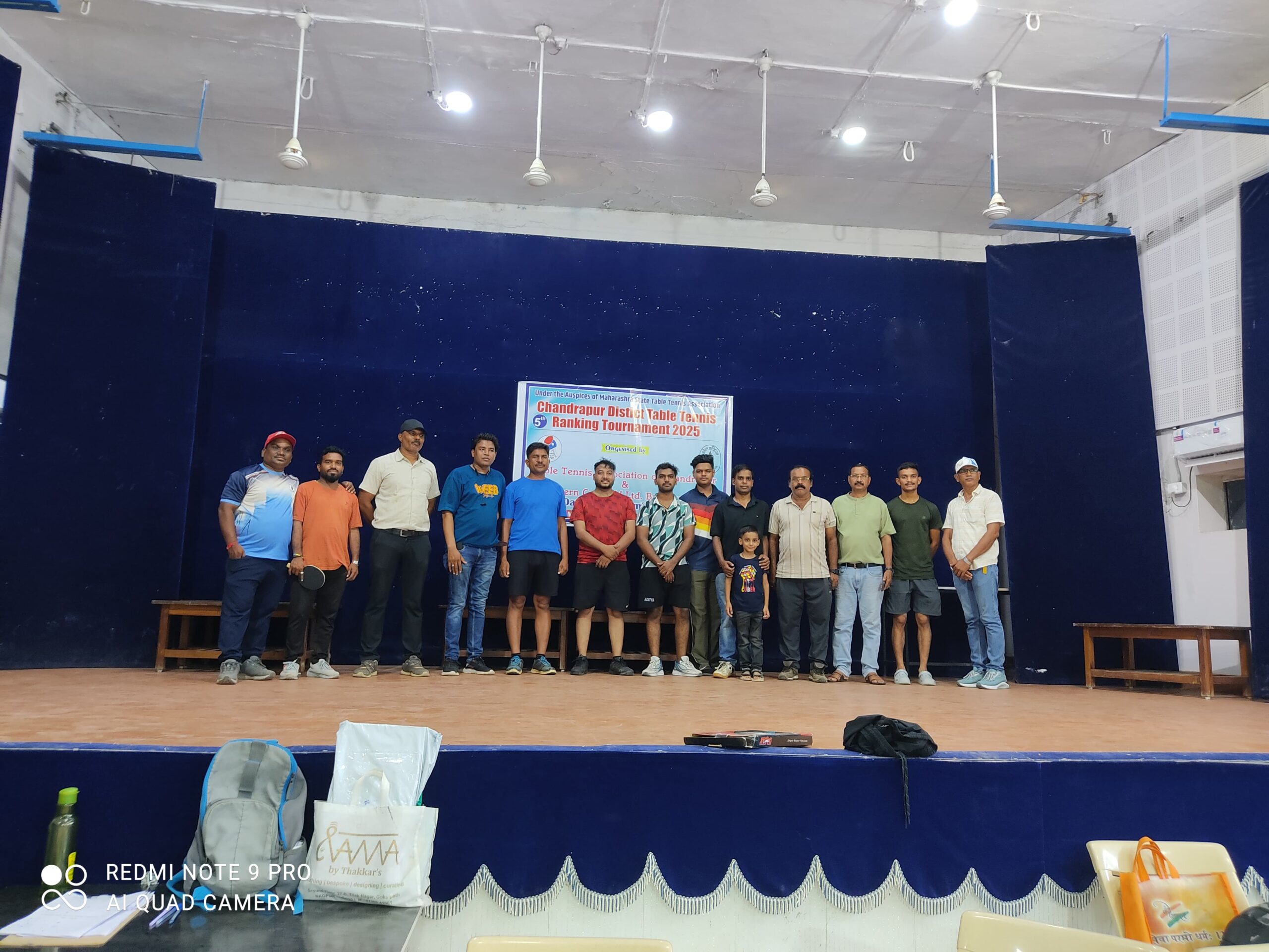 ५ व्या चंद्रपूर जिल्हा टेबल टेनिस रॅंकिंग क्रीडा स्पर्धा संपन्न.