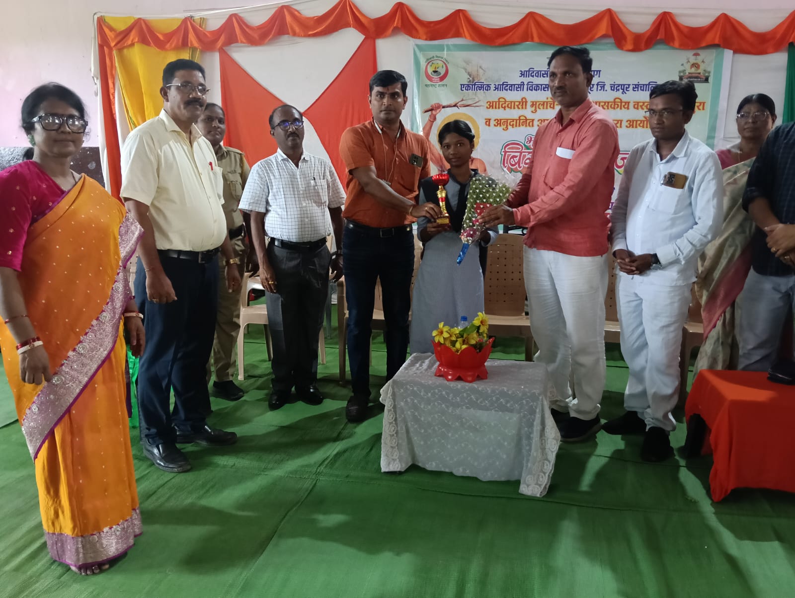 जनजातीय गौरव दिनानिमित्त विविध स्पर्धा संपन्न.