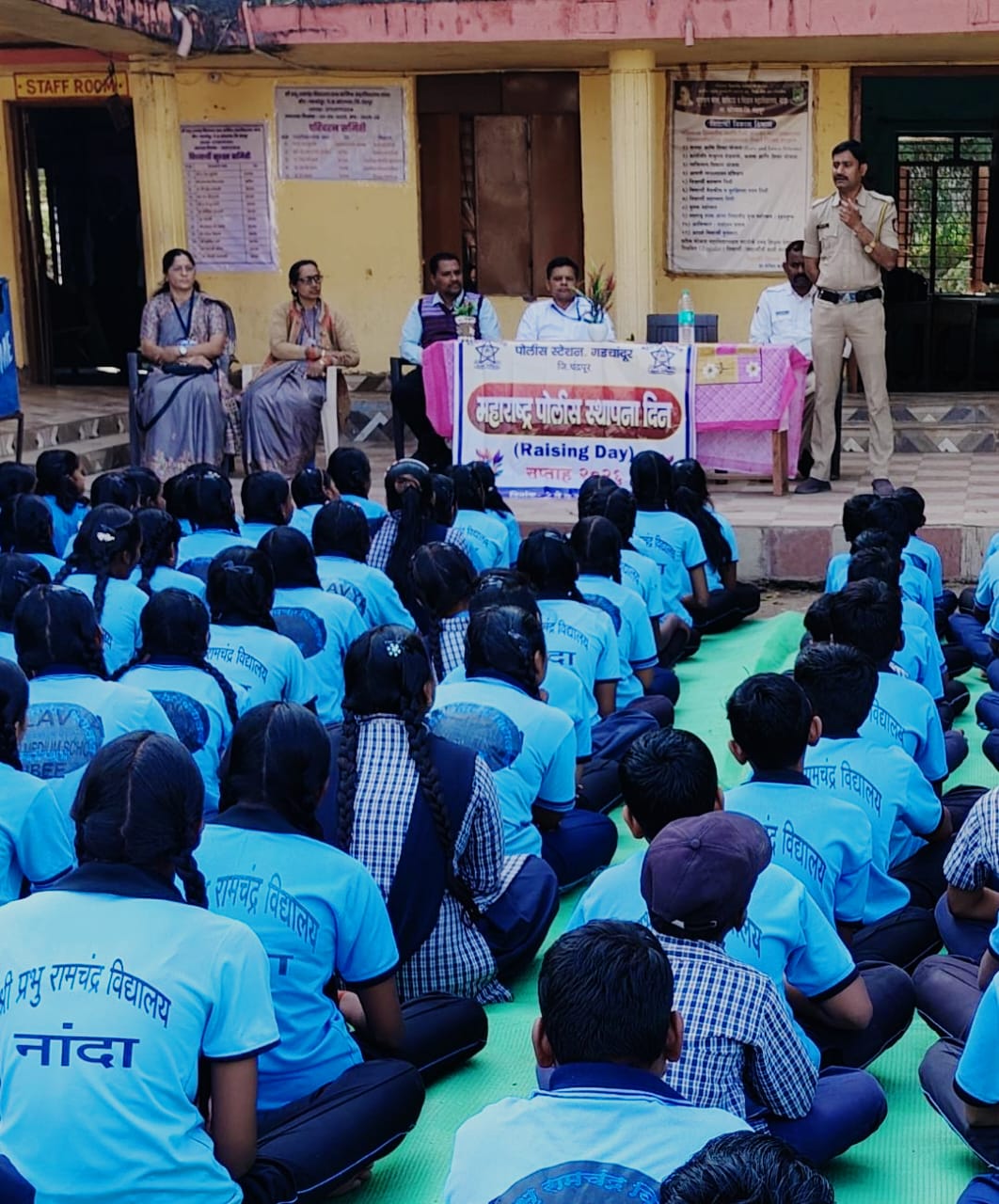 श्री प्रभू रामचंद्र विद्यालय व क.महा येथे पॉक्सो,सायबर व वाहतूक सुरक्षितता कार्यशाळा आयोजित.