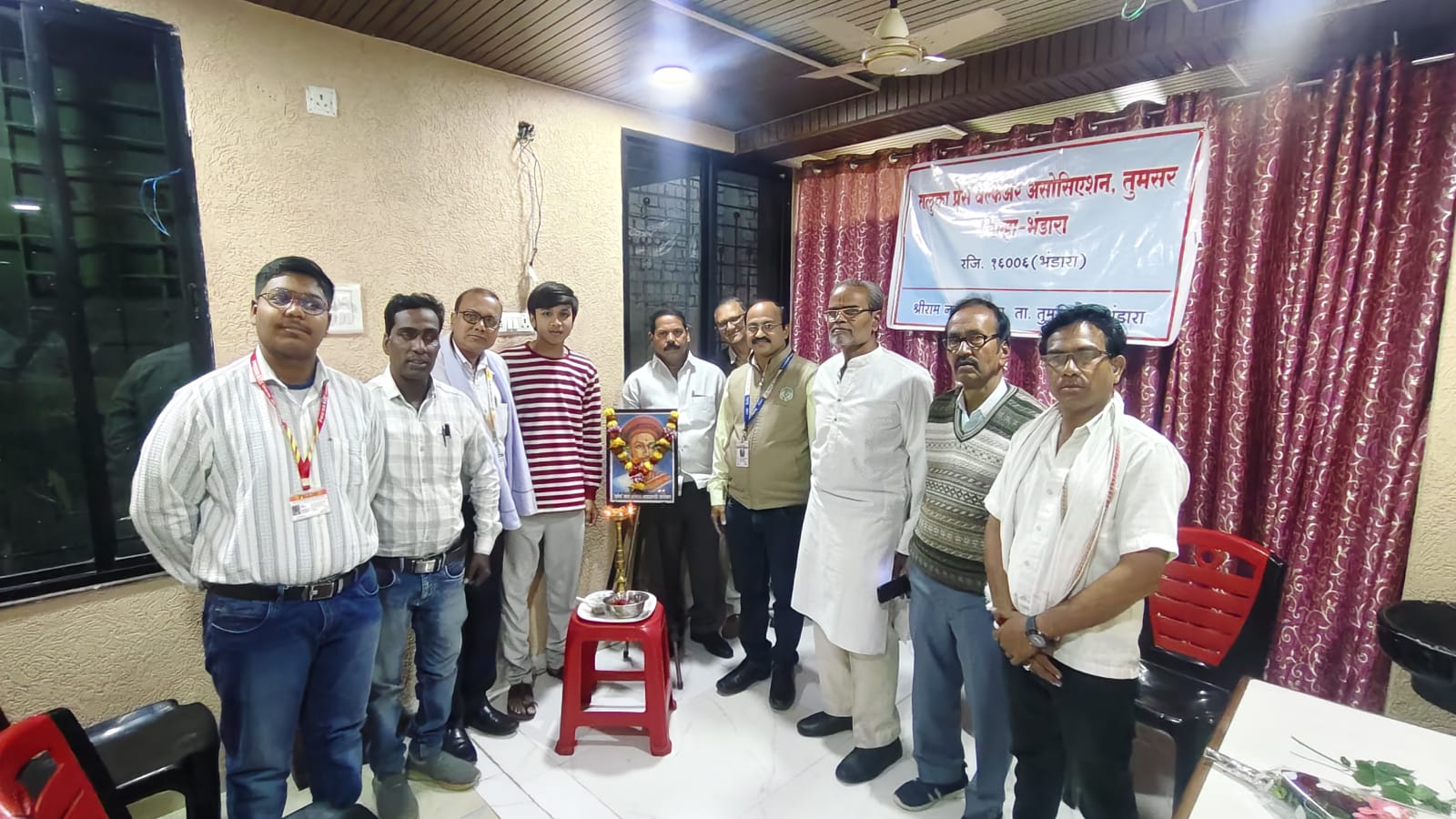 पत्रकार लोकशाहीचा चौथा स्तंभ असून तो सत्त्य परीक्षण करत असतो – संजय जांभुळकर तहसीलदार