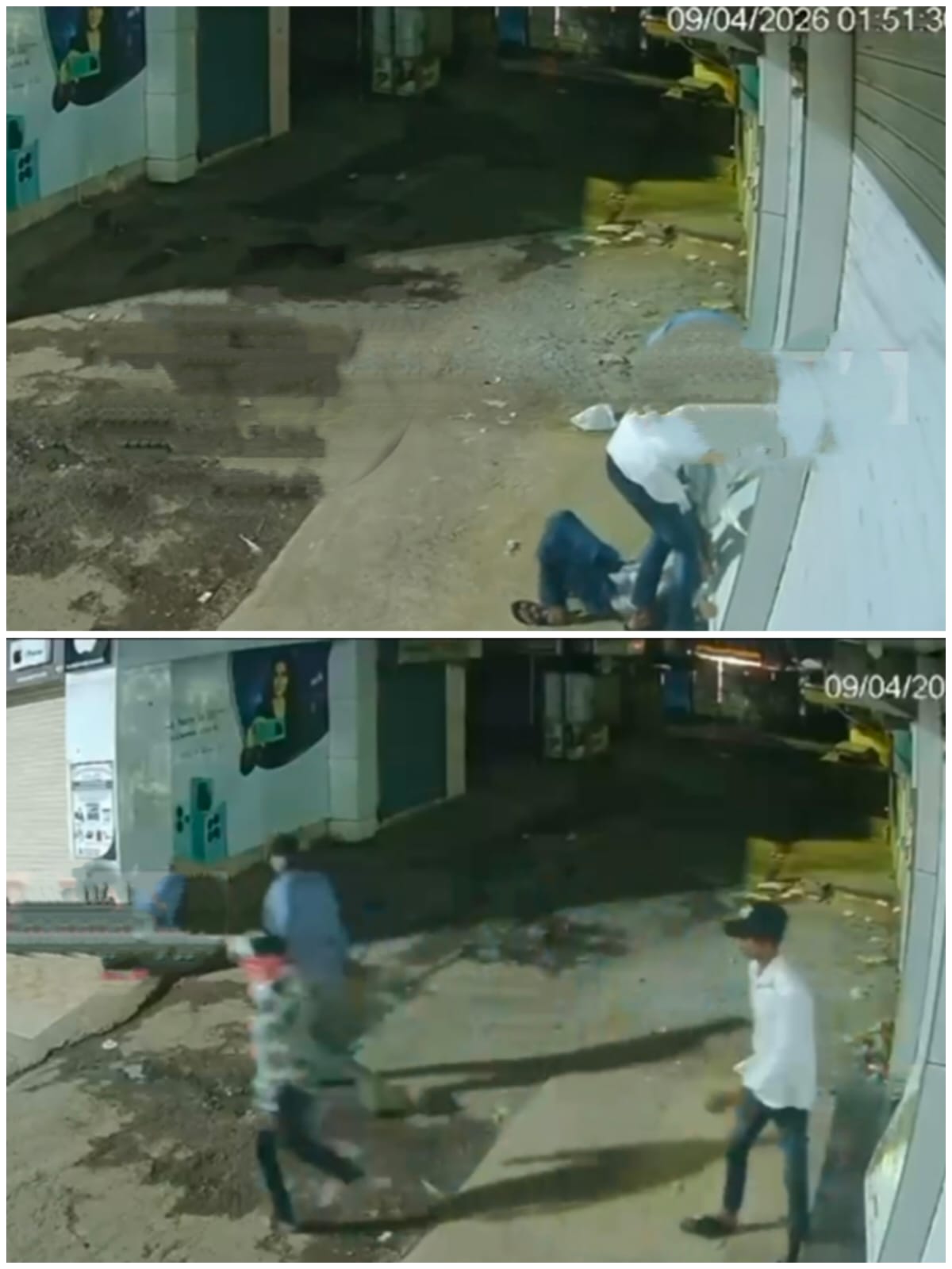 तुमसर शहरात सात दुकानांमध्ये घरफोडी झाली.