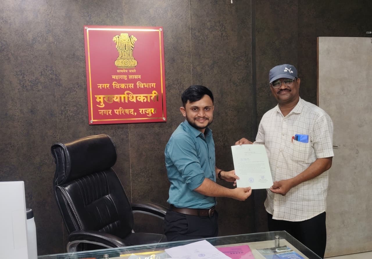 घरमोजणी टप्प्याचे १०० टक्के काम मुदतीपूर्वी पूर्ण; प्रगणक बादल बेले यांचा गौरव