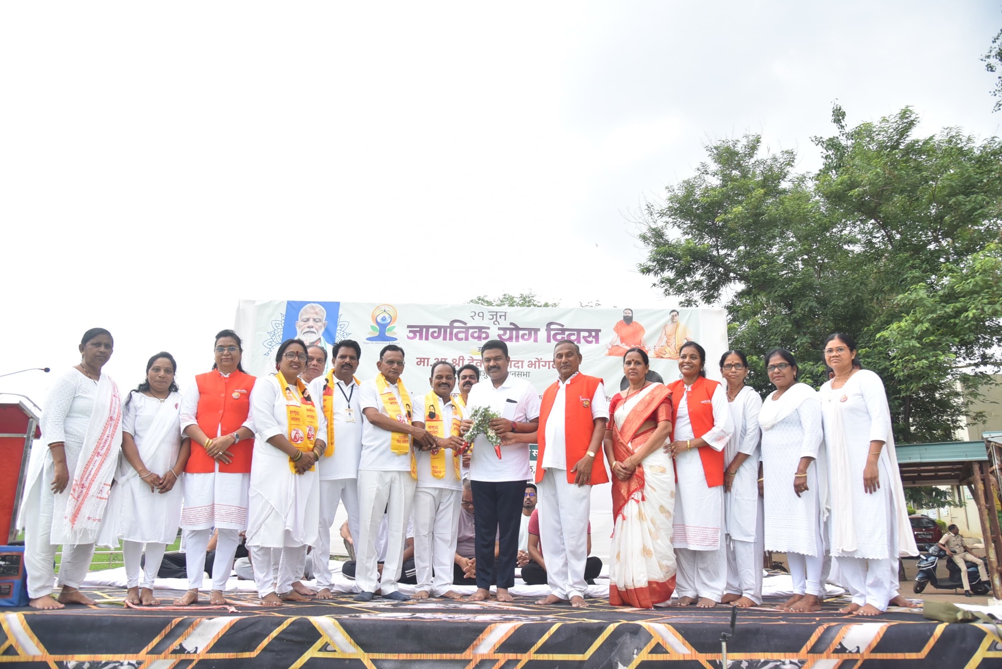 निरोगी जीवनाचा मूलमंत्र योग: आमदार देवराव भोंगळे