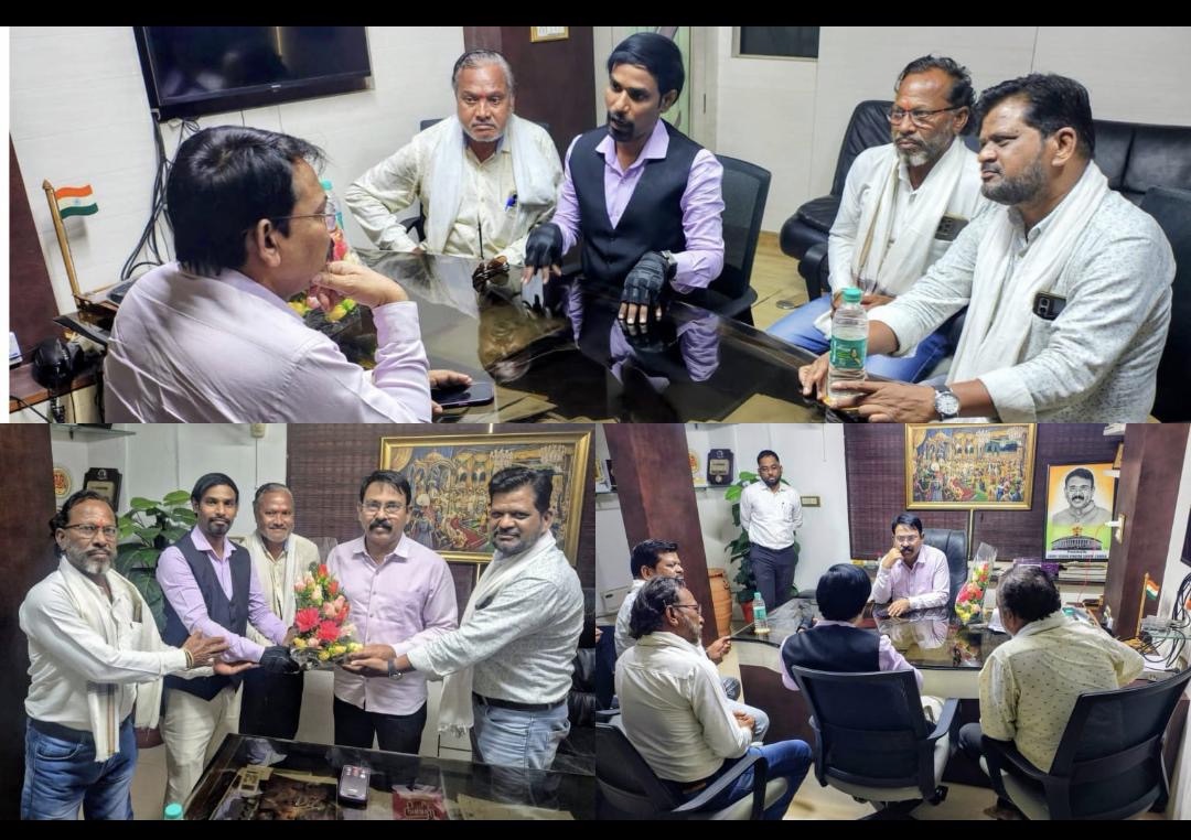 मा. माजी खासदार सुनिल मेंढे साहेब यांच्या कार्यालयात महत्त्वपूर्ण बैठक