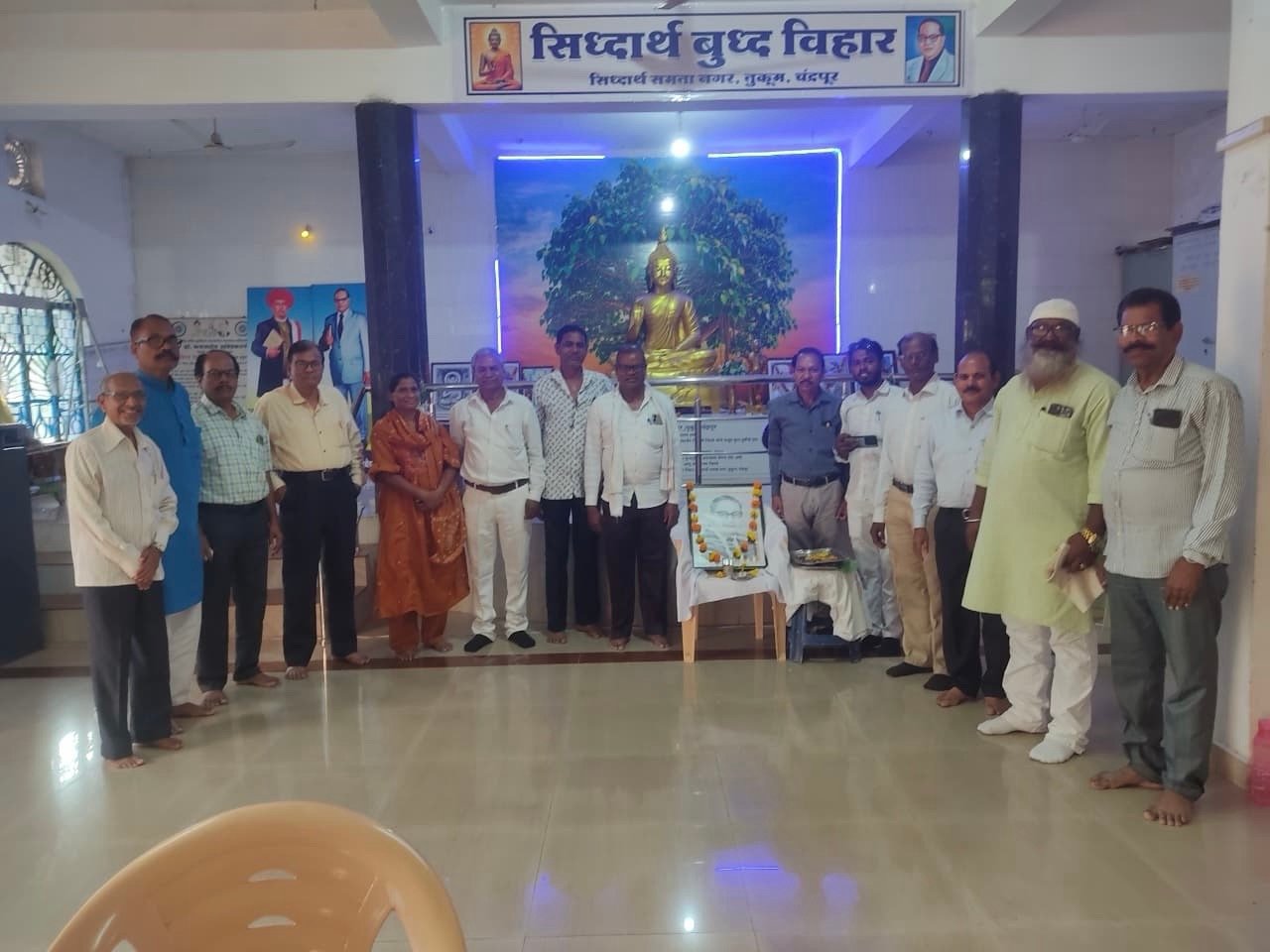 चंद्रपूर येथे रिपाइं संघटन वर्धापनदिन साजरा
