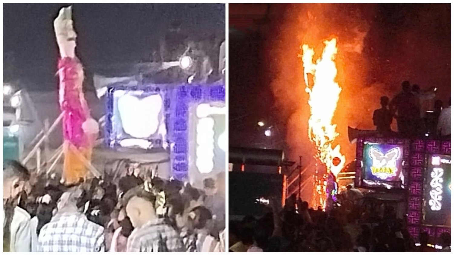 तुमसरात रावण दहन उत्साहात